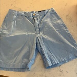 Vineyard Vines Sz 38 Sky Blue flat front Shorts 🩳